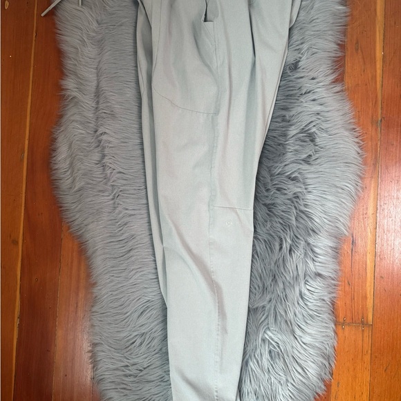 Lululemon XS ABC Jogger 30" Ventlight Raw Linen Track Pants Zip Pockets RARE - Picture 4 of 7